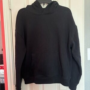 Hollister black boxy fit hoodie S unisex